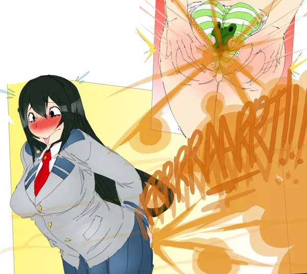 Tsuyu Asui's Bathroom Emergency