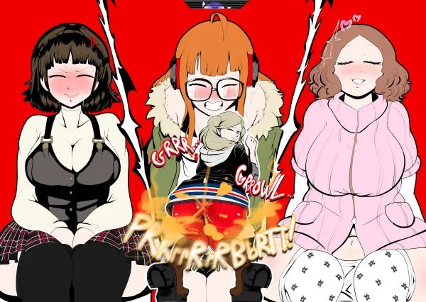 Ann, Futaba, Haru, and Makoto Let It All Out!!